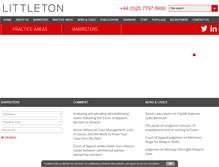 Tablet Screenshot of littletonchambers.com
